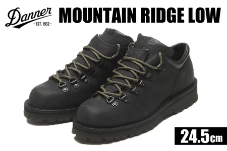 DANNER 紳士靴 マウントリッヂ ロー BLACK【24.5cm】