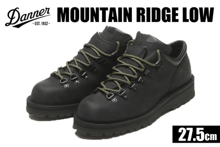 DANNER 紳士靴 マウントリッヂ ロー BLACK【27.5cm】