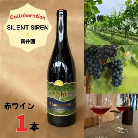 SILENT SIREN　×　貫井園　コラボレーション　赤ワイン　1本　限定100本生産【配送不可地域：離島】【1719434】