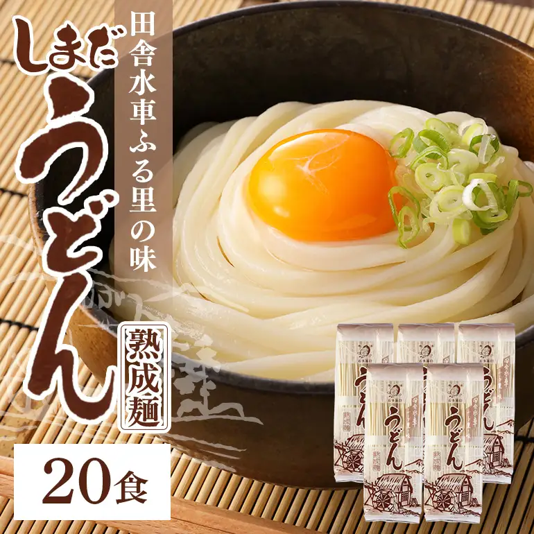 島田うどん 5袋（20食分） うどん 乾麺 島田麺 島田うどん しまだ麺 しまだうどん