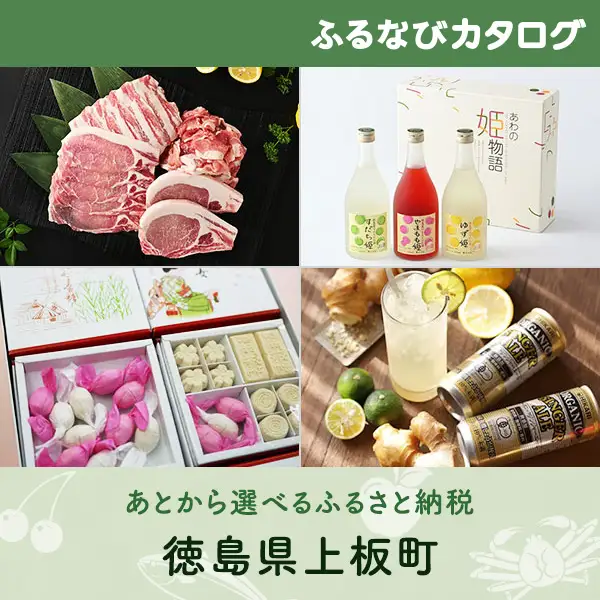 【有効期限なし！後からゆっくり特産品を選べる】徳島県上板町カタログポイント