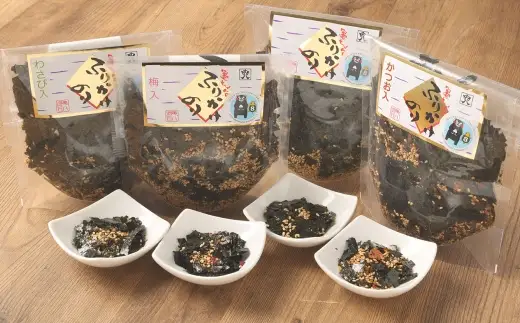 亀ちゃんのふりかけのり 4種 食べ比べセット ふりかけ のり 海苔 ノリ 食べ比べ セット 贈り物 贈答 ギフト 亀八海苔