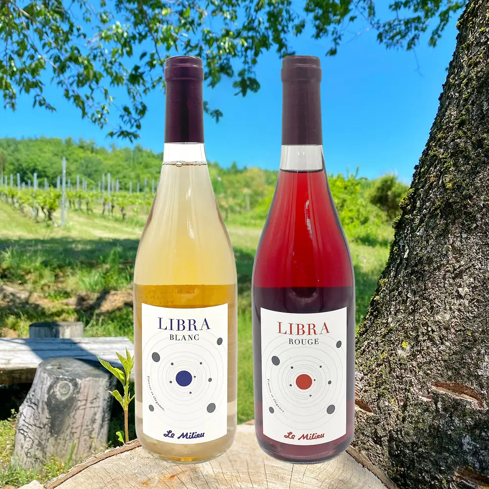 Le Milieu　赤白ワイン　『Libra （ブラン、ルージュ）』