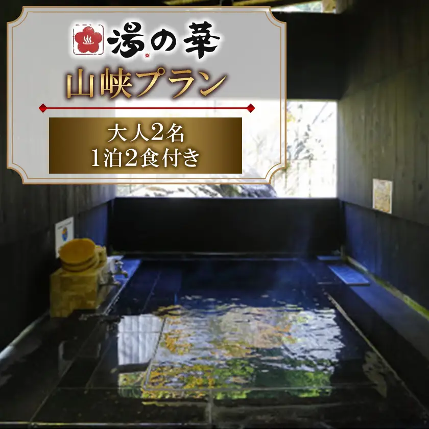 山峡(sankyo)プラン 大人2名 1泊2食付き【1730140】