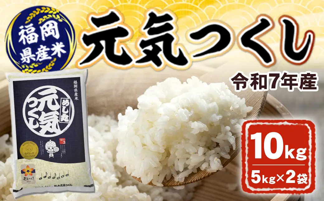 【令和7年産】 令和7年産 元気つくし10kg | 米 お米 FBN