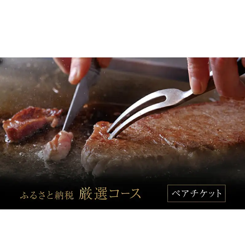 食事券 ペアチケット 黒毛和牛 ステーキ A5ランク 食事券