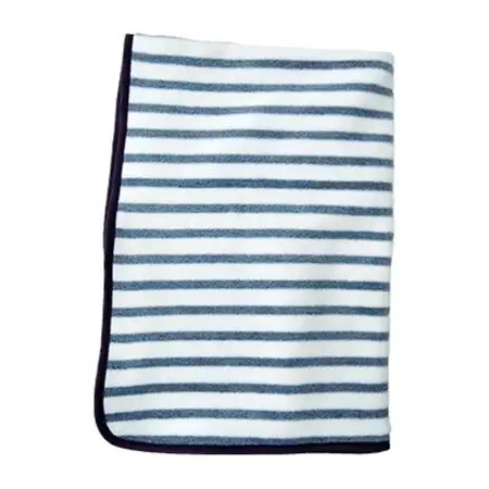 nordic+japan　ベビー毛布 70×100cm　ボーダー・ネイビー【1051174】