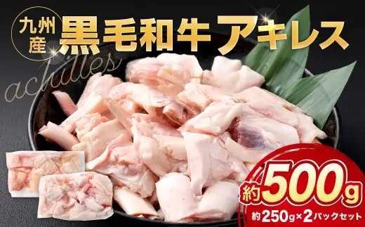 九州産 黒毛和牛 アキレス 約500g（250g×2パック）肉 お肉 にく ニク 冷凍 福岡県 北九州市