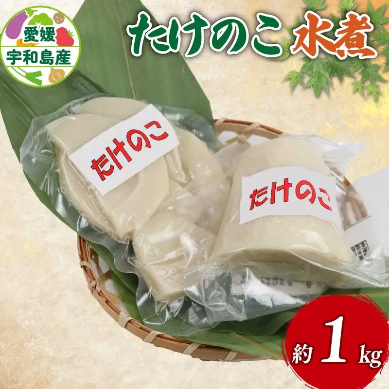 たけのこ 水煮 1㎏ くり房 国産 筍 タケノコ takenoko 料理 煮物 炊き込みご飯 おでん お手軽 便利 簡単 愛媛 宇和島 J010-204001