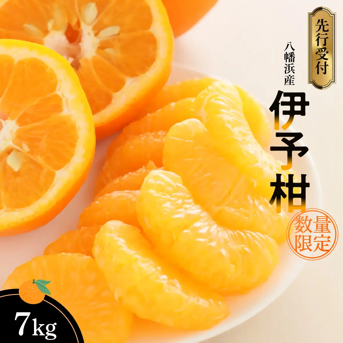 【先行受付】八幡浜産・伊予柑7kg[数量限定!]【C56-9】【1138964】 YWTAS004