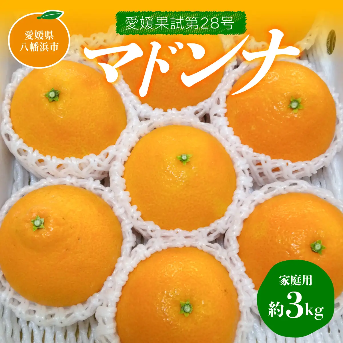 【先行受付】マドンナ(愛媛果試第28号)【家庭用】約3kg【C76-7】【1506315】 YWTAB005