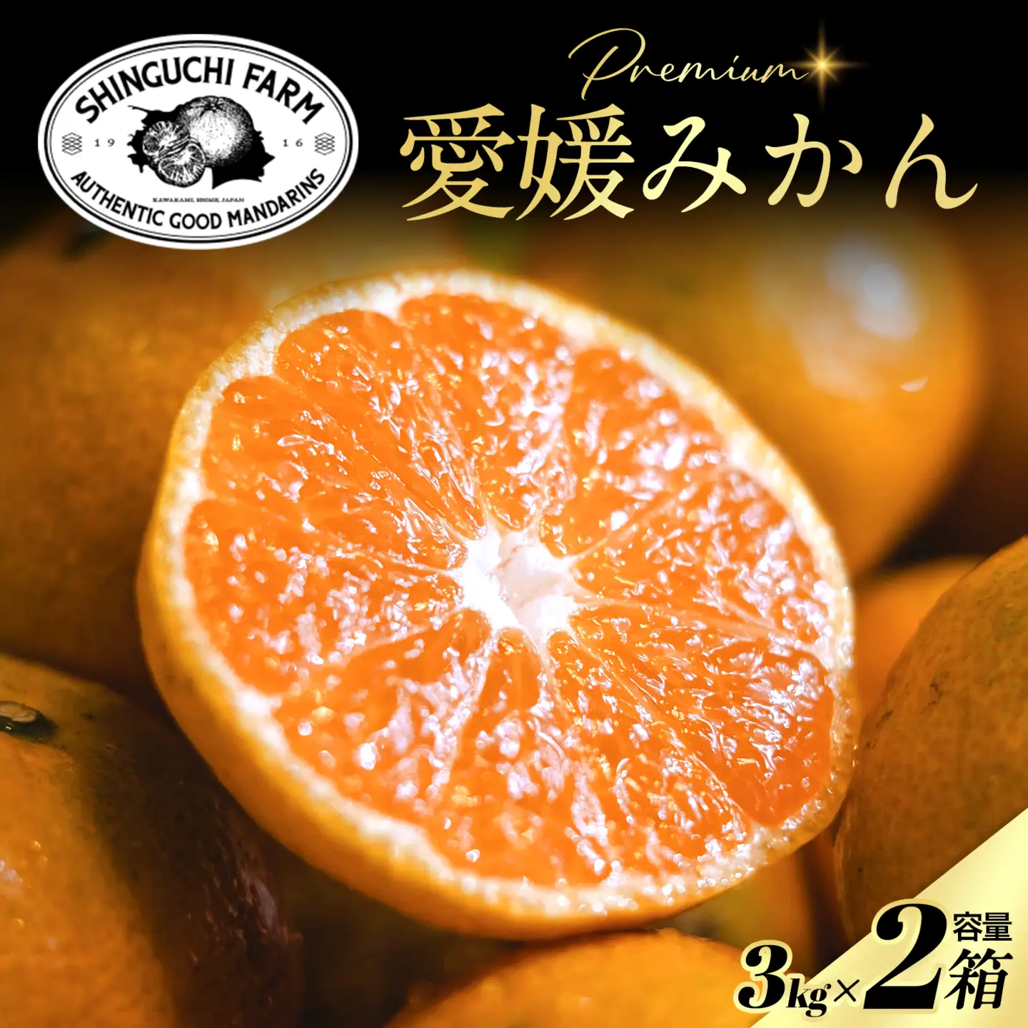 【先行受付】【小玉サイズ限定】五代目が厳選した愛媛みかん 3kg×2箱【愛媛県川上産】【D70-103】【1677113】 YWTK102