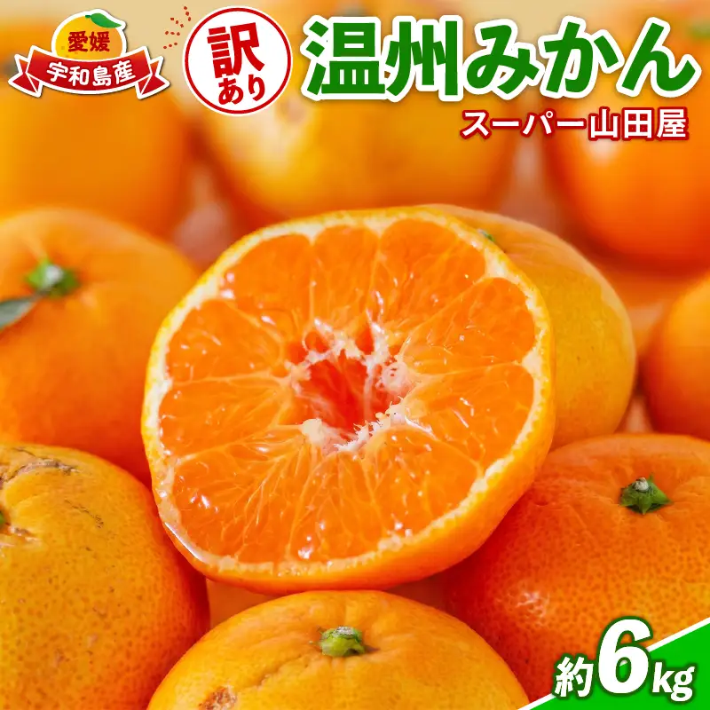 みかん 訳あり 温州みかん 約6kg スーパー山田屋 B010-198001