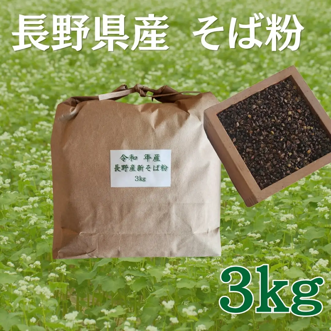 長野県産そば粉 3kg | そば粉