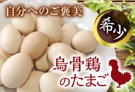 会津の大自然で育った「烏骨鶏」のたまご（12個） F4D-0132