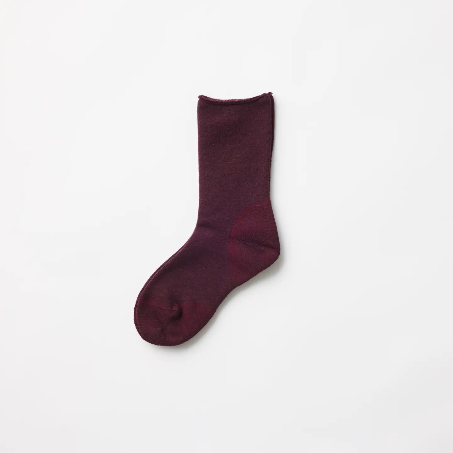 921 冷え性さんのためのルームソックス（エンジ）