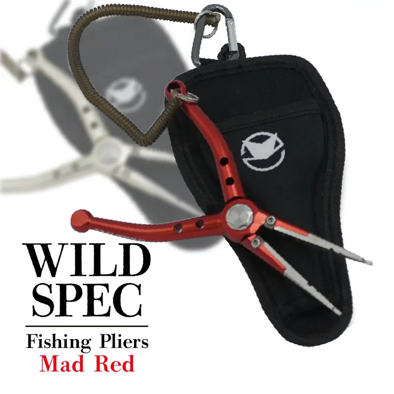 WILD SPEC Fishing Pliers マッドレッド_81-449