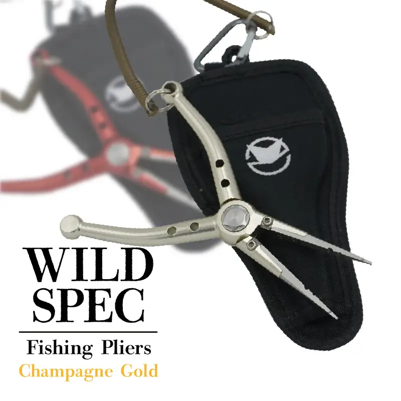 WILD SPEC Fishing Pliers シャンパンゴールド_81-450