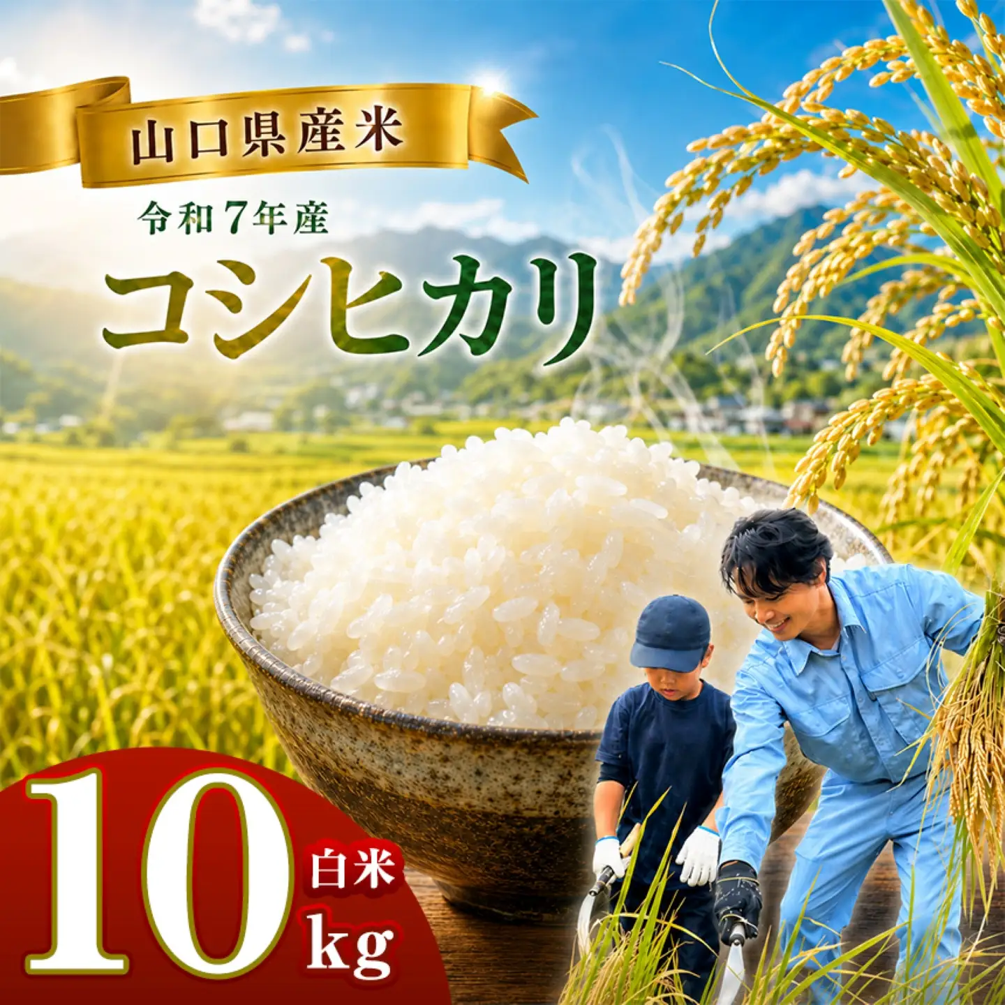 令和7年産 山口県産米 コシヒカリ 10kg