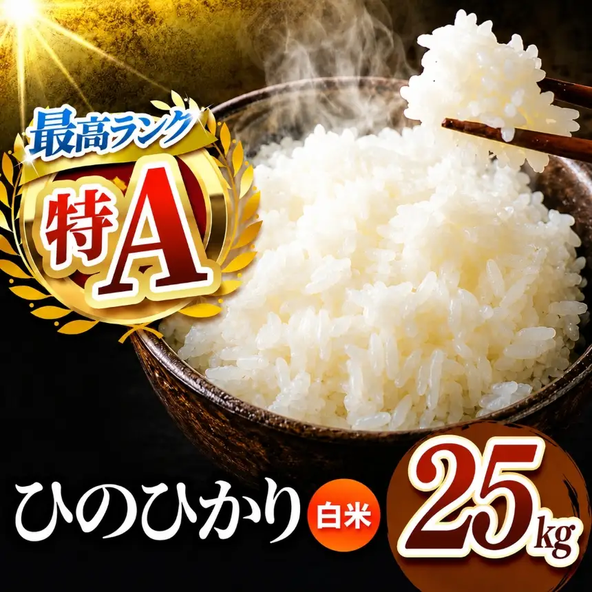熊本県産 ひのひかり 白米 25kg