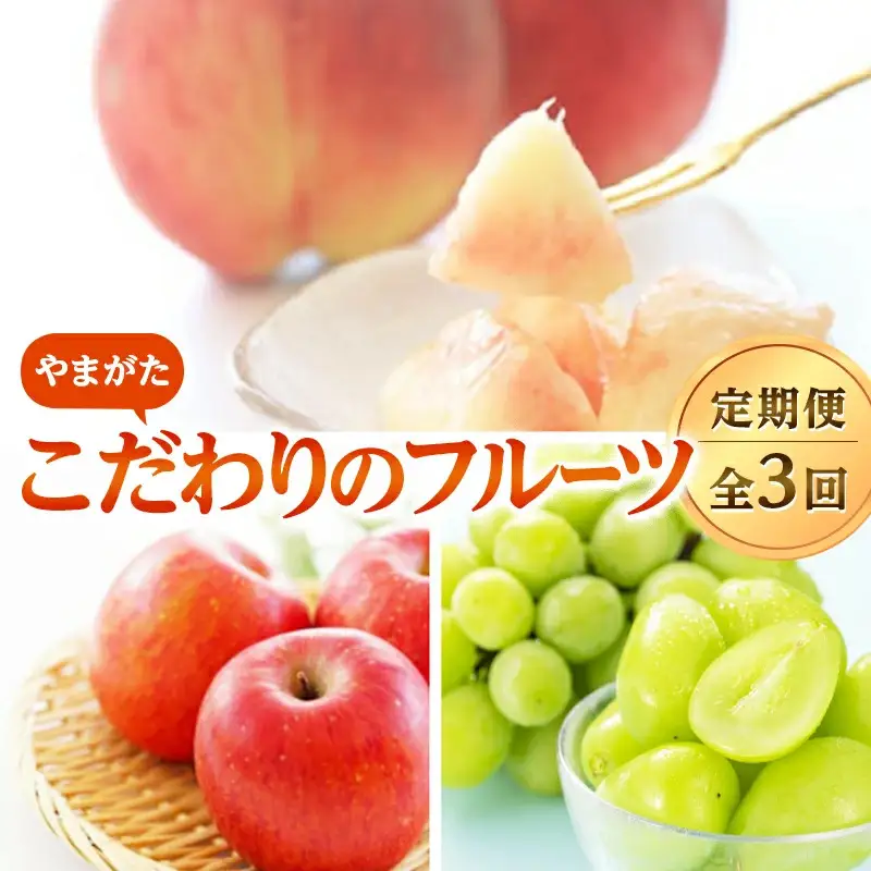やまがたこだわりのフルーツ定期便（全3回） FSY-2815
