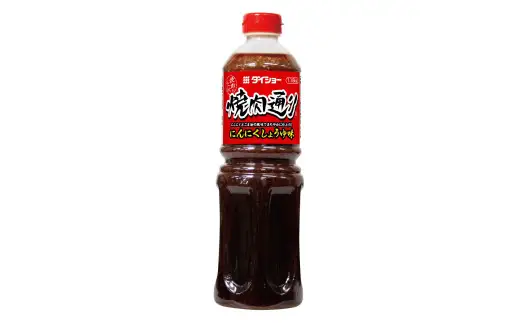 焼肉通り にんにくしょうゆ 1.15kg×12本セット ダイショー 焼き肉 たれ タレ