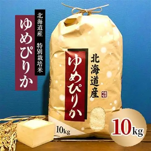 【先行予約】令和8年産新米 特別栽培米 北海道産 ゆめぴりか 10kg 精米 美味しいお米【1739682】