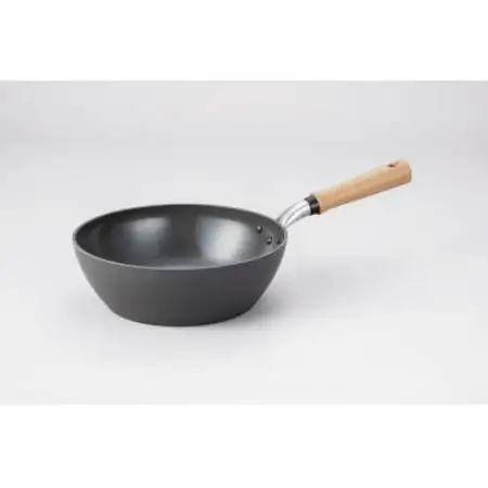 【IH対応】IHセンレンキャストグリーン　セラミック深型フライパン　24cm【1725334】