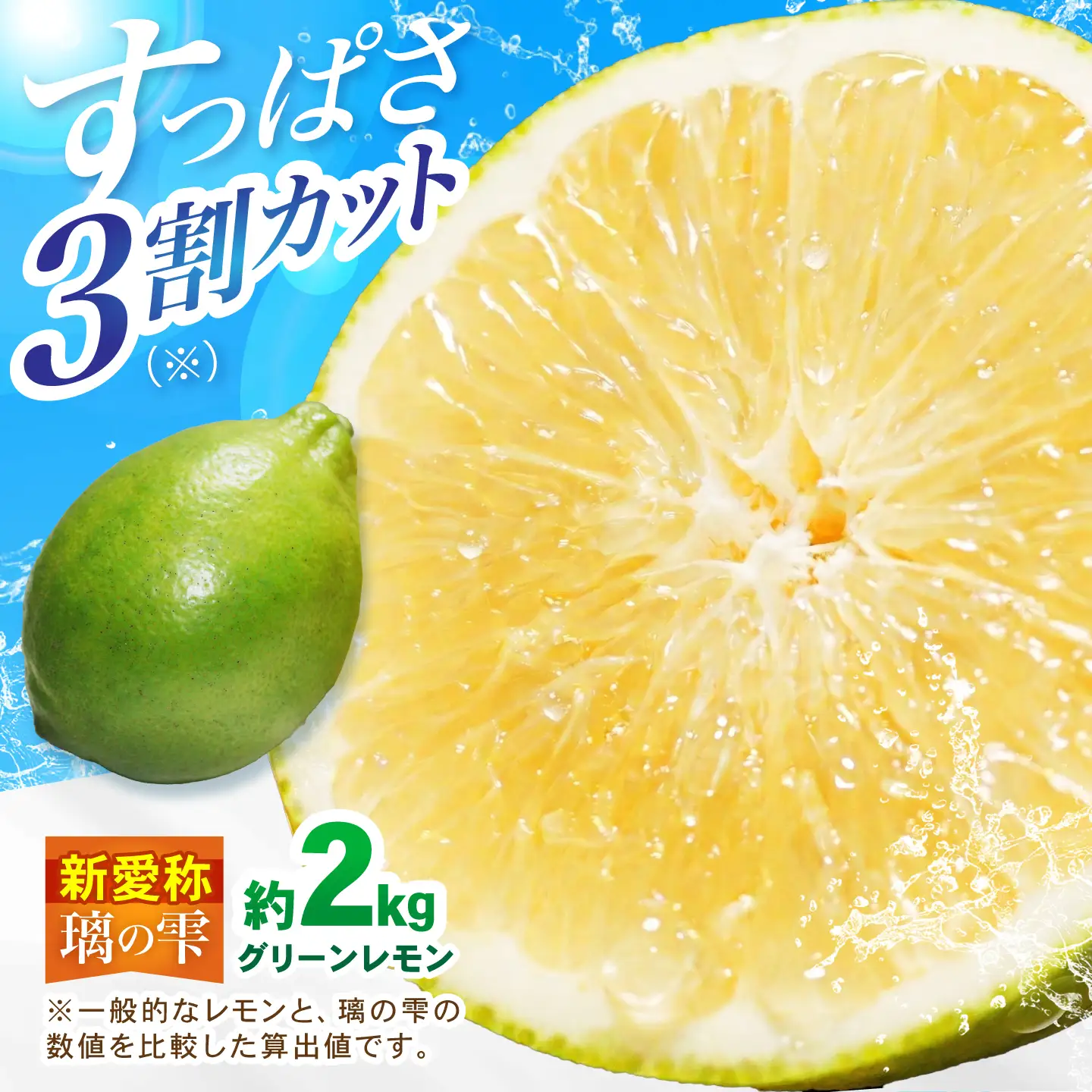 【先行予約 2026年10月〜発送】璃の雫 レモン 約2kg （6個〜8個程度）【道の駅しろいしカンパニー】[IAA043]