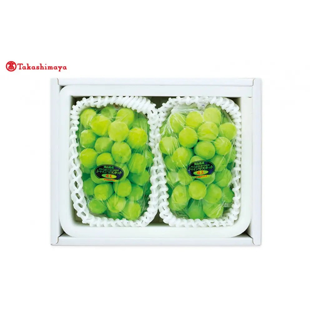 【高島屋選定品】〈フルーツアンシャンテ〉シャインマスカット600g×2