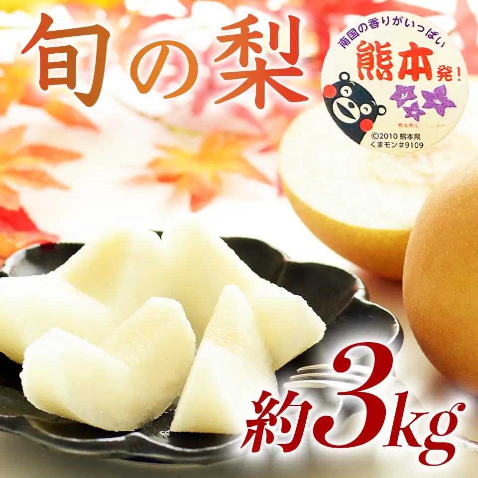 先行予約 旬の梨 品種おまかせ 約3㎏（4～12玉）【2026年8月上旬～2026年10月中旬発送予定】