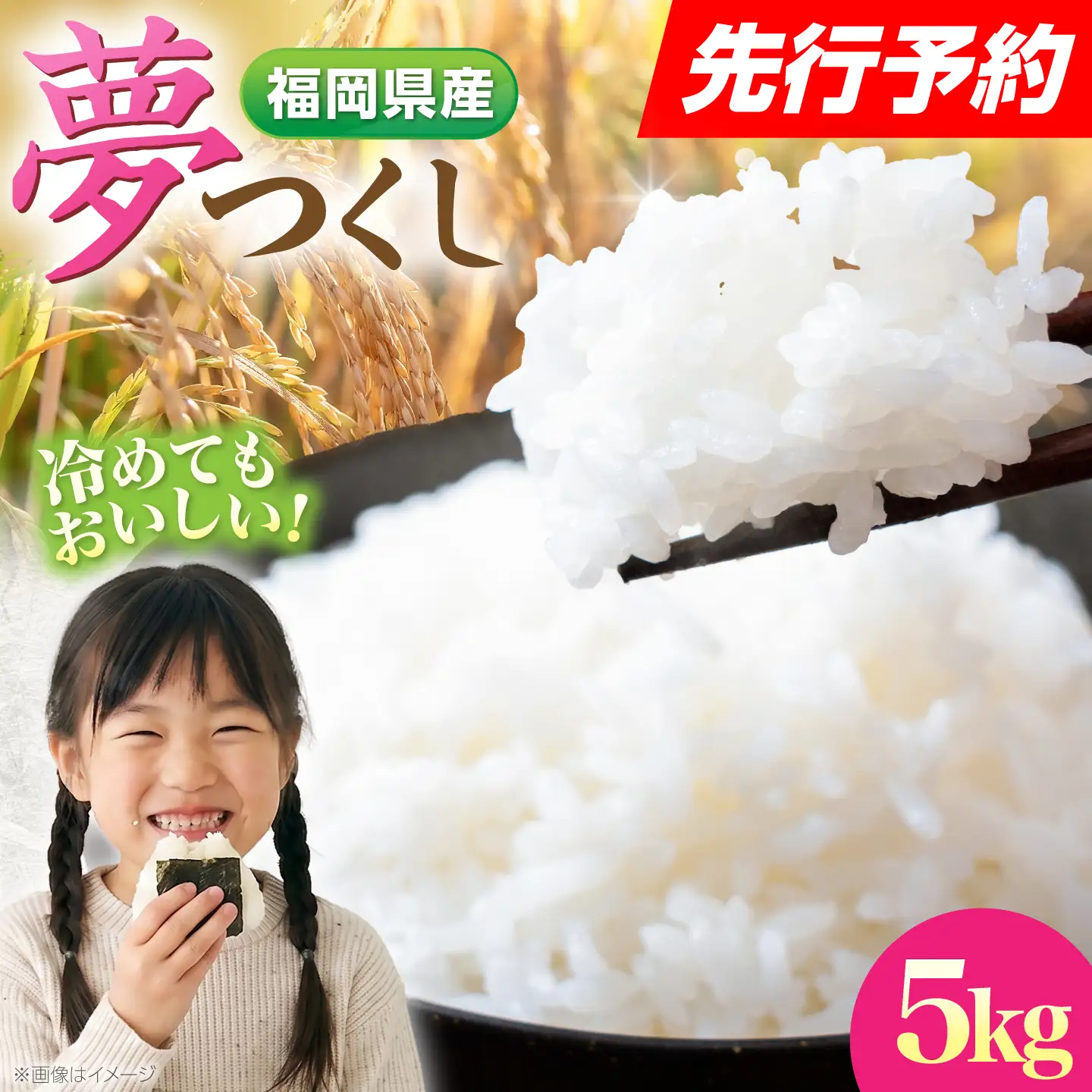 【先行予約】 令和8年度産 楠本農園 夢つくし 精米 5kg (2026年9月下旬より順次発送)  VEV003 お米  