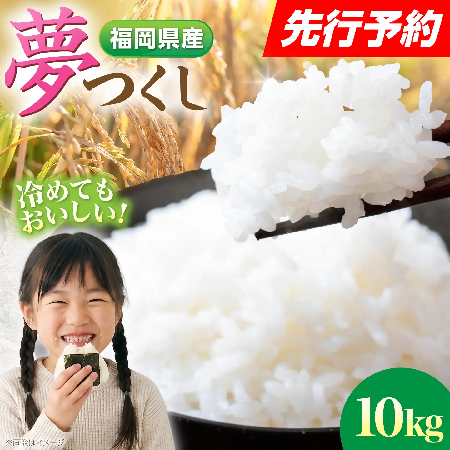 【先行予約】 令和8年度産 楠本農園 夢つくし 精米 10kg (2026年9月下旬より順次発送)  VEV004 お米  