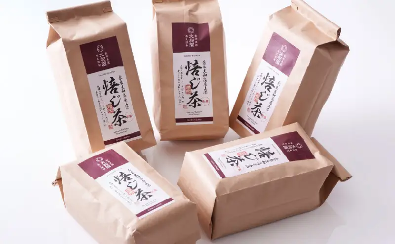 【奈良県共通返礼品】ほうじ茶　500ｇ　5個入り
