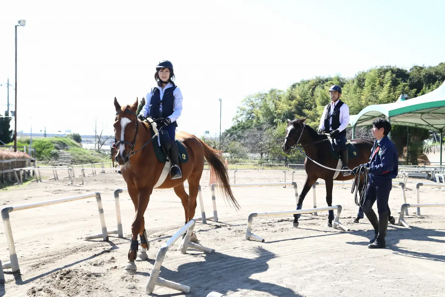 乗馬 初心者歓迎！馬とふれあう感動体験 東武乗馬クラブ＆クレインのペア家族限定乗馬体験１回コース