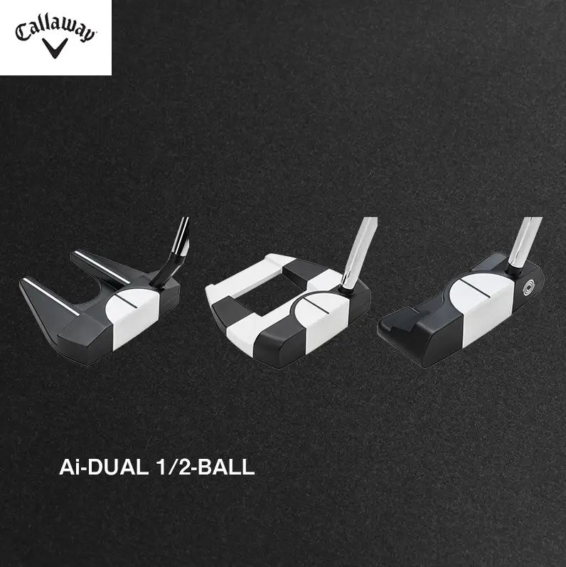 ゴルフ オデッセイ Ai-DUAL 1/2-Ball Putter パター キャロウェイ クアンタム ゴルフクラブ ゴルフパター クラブ   右用 メンズ おすすめ ai dual  DW 34inc