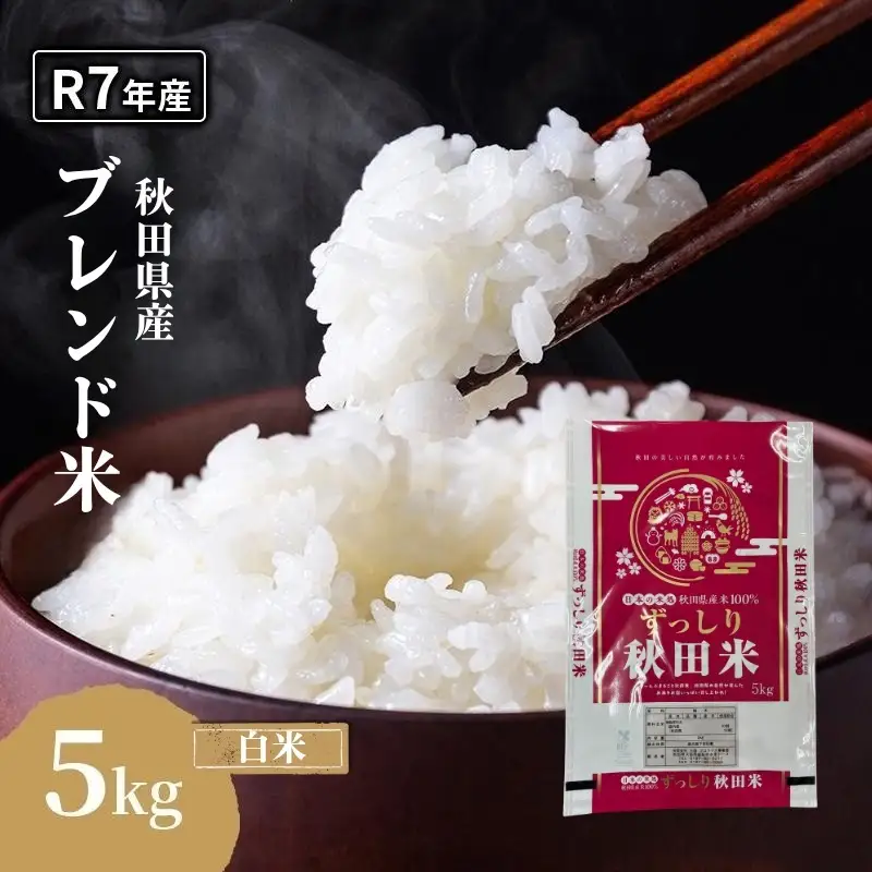 白米 ブレンド米 5kg  令和7年度産 白米