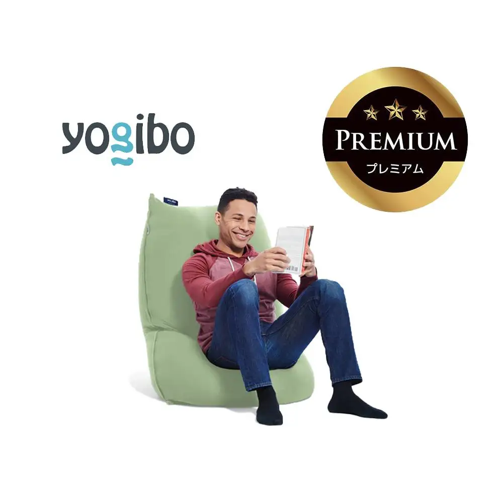Yogibo Lite Premium ピスタチオ│送料無料 全国配送離島含 ビーズクッション カバー 洗える（ヨギボー ライト プレミアム）