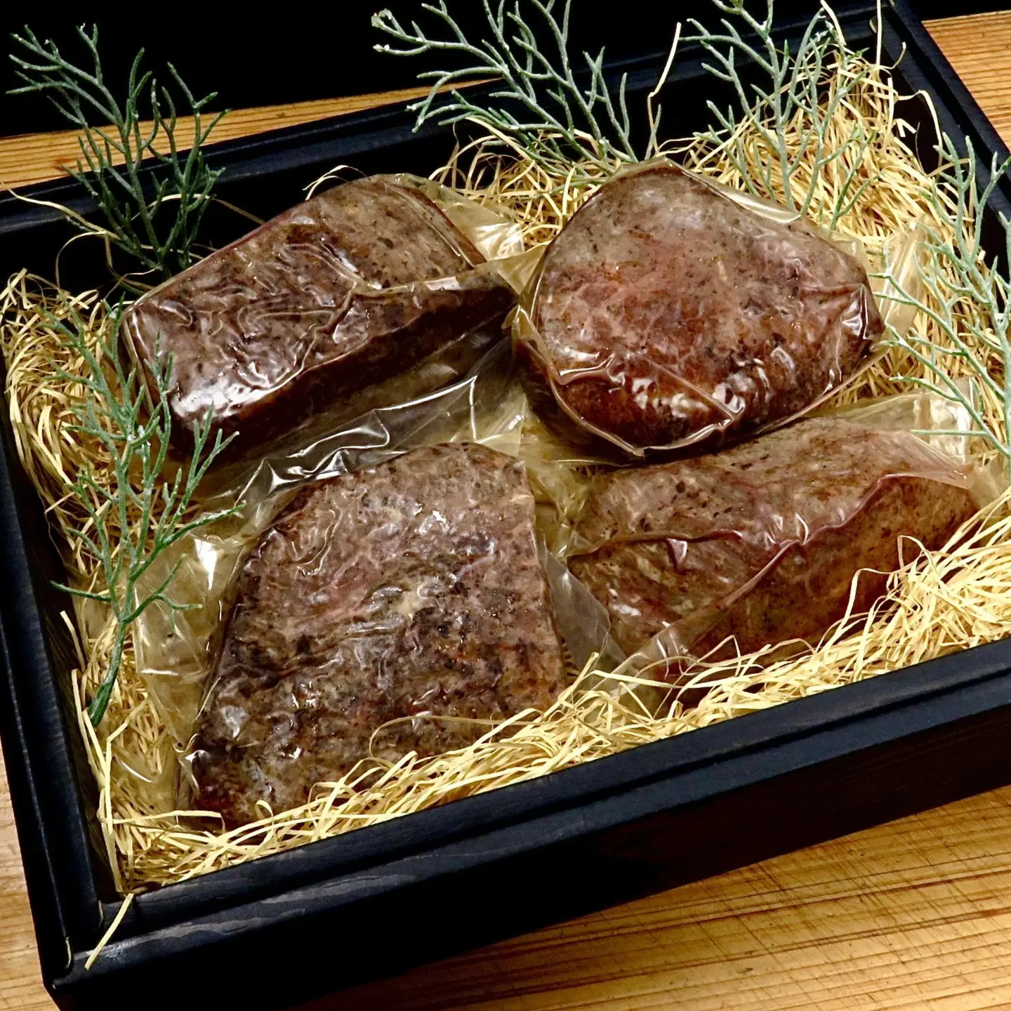 【セット】博多和牛A5ランク　ローストビーフギフトセット約200g×4個
