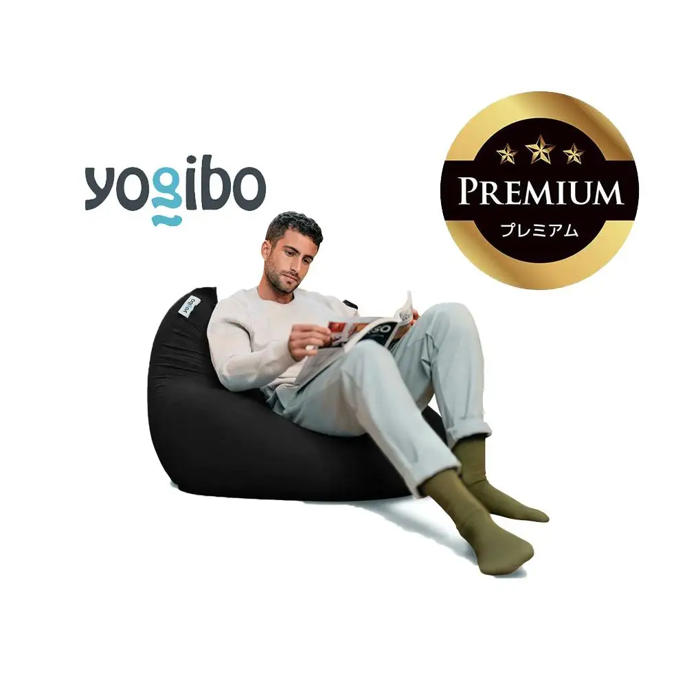Yogibo Mini Premium ブラック│送料無料 全国配送離島含 ビーズクッション カバー 洗える（ヨギボー ミニ プレミアム）