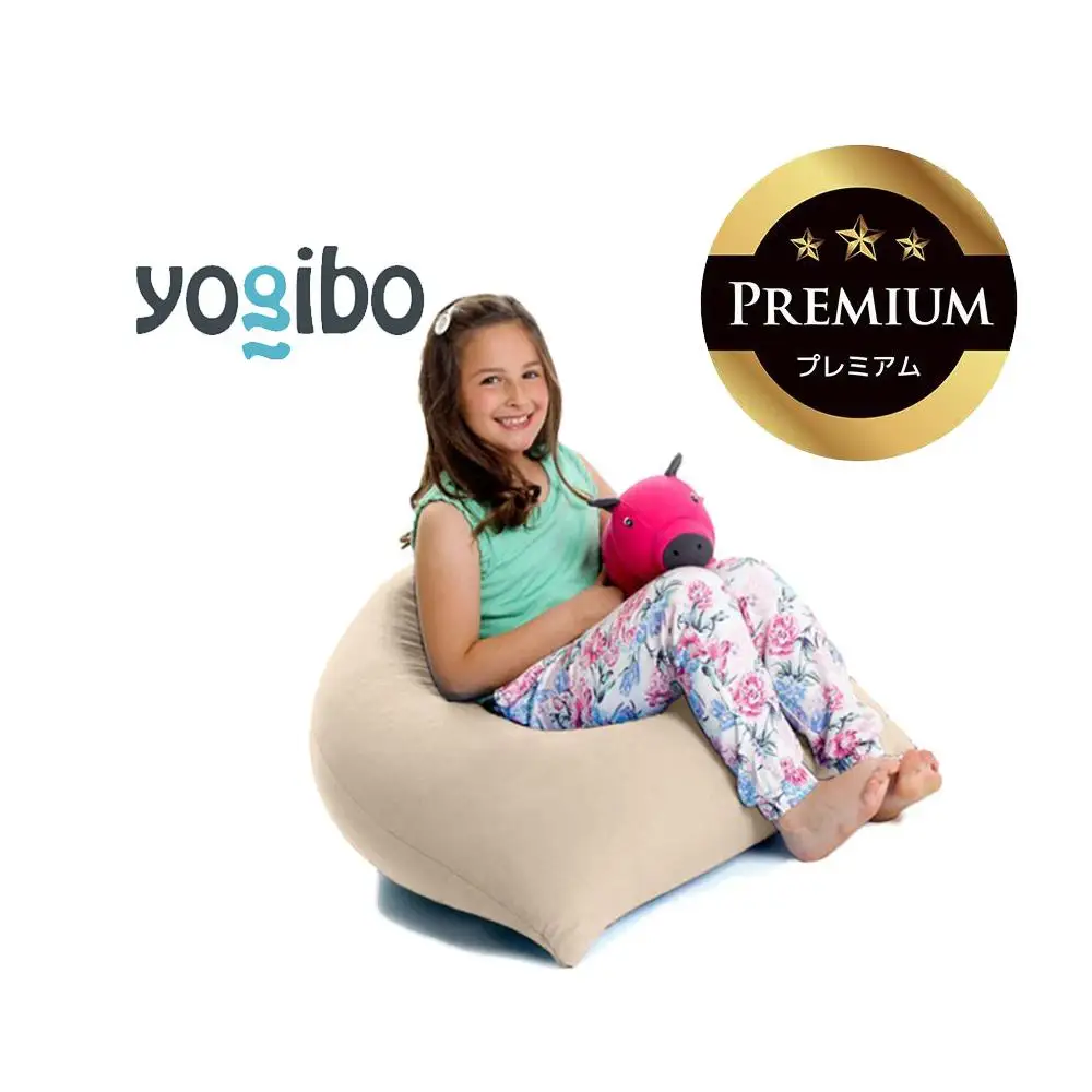 Yogibo Pyramid Premium ライトグレー│送料無料 全国配送離島含 ビーズクッション カバー 洗える（ヨギボー ピラミッド プレミアム）
