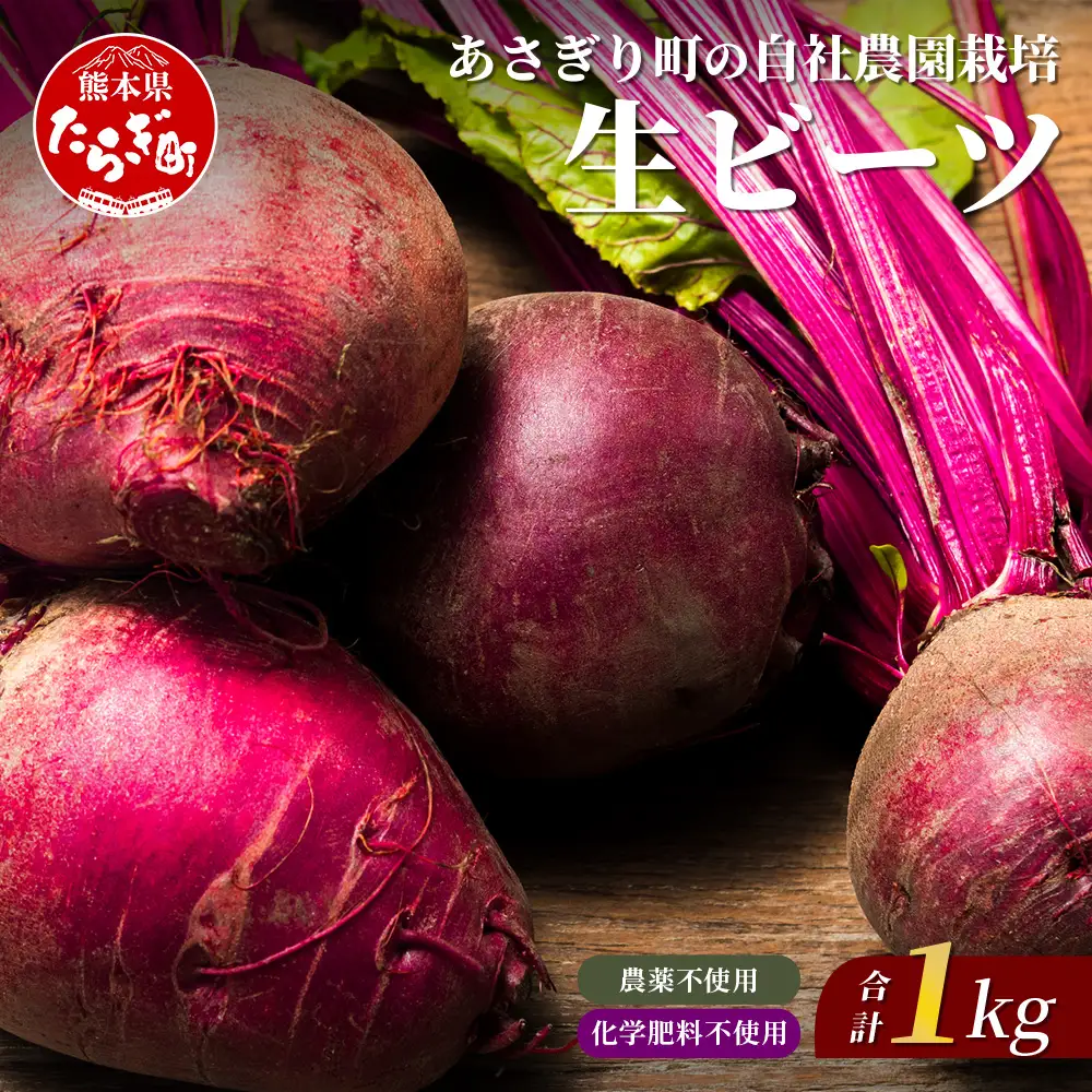 自社農園栽培 生 ビーツ 1kg 熊本県 産 スーパーフード 115-0611
