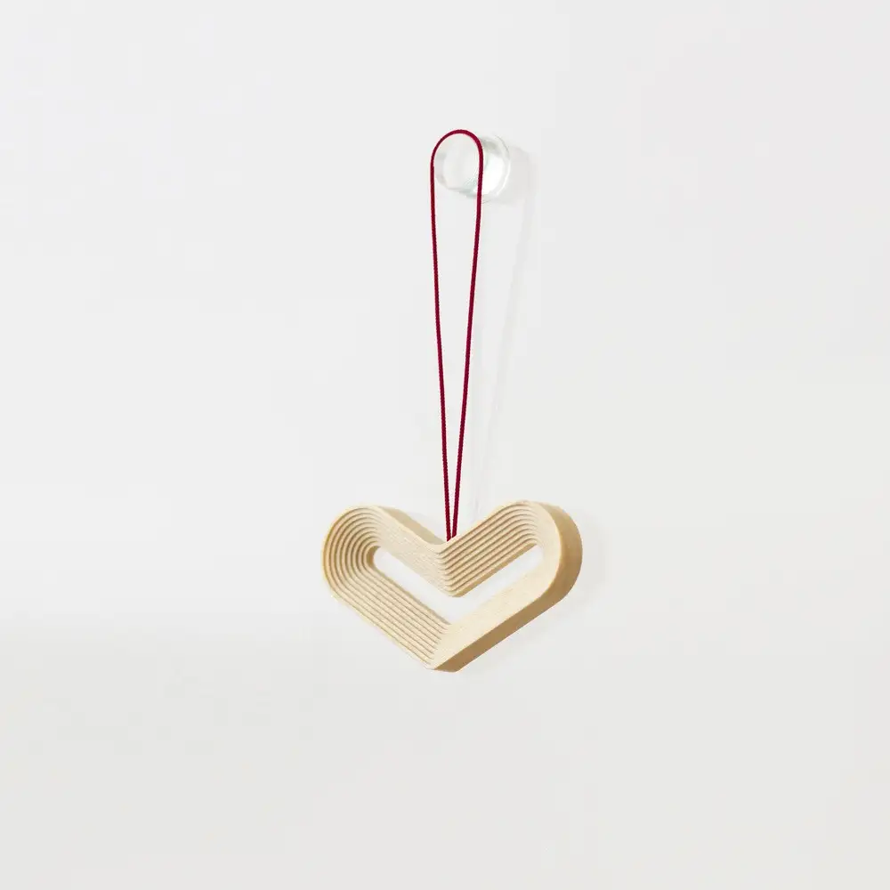 旭川家具 cosine STEPSオーナメント　HEART　メープル 旭川家具 _05741