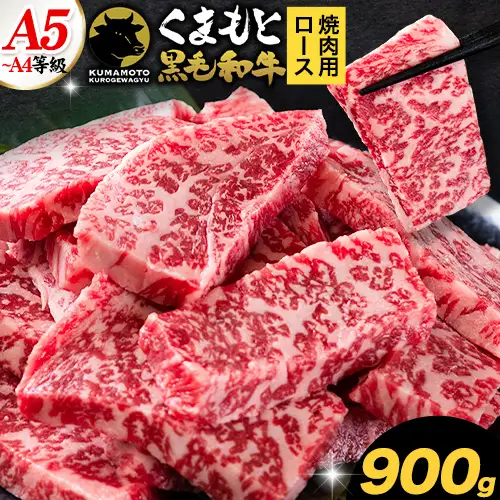 くまもと黒毛和牛 上 ロース 焼肉 切り落とし 900g 《30日以内に出荷予定(土日祝除く)》熊本県 南関町 上ロース 焼肉用 黒毛和牛 焼肉 肉 お肉 和牛 A5 A4 300g 小分け リブロース サーロイン