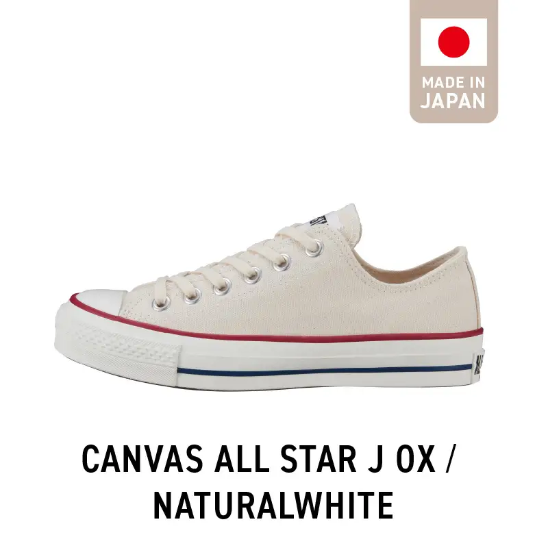 CANVAS ALL STAR J OX NATURALWHITE(29.0cm) 〔Ls024-290〕