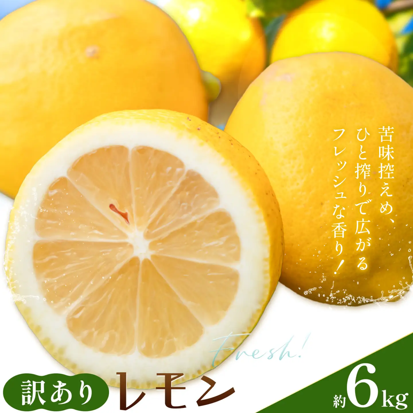 レモン 訳あり 6kg 株式会社農業福祉研究機構