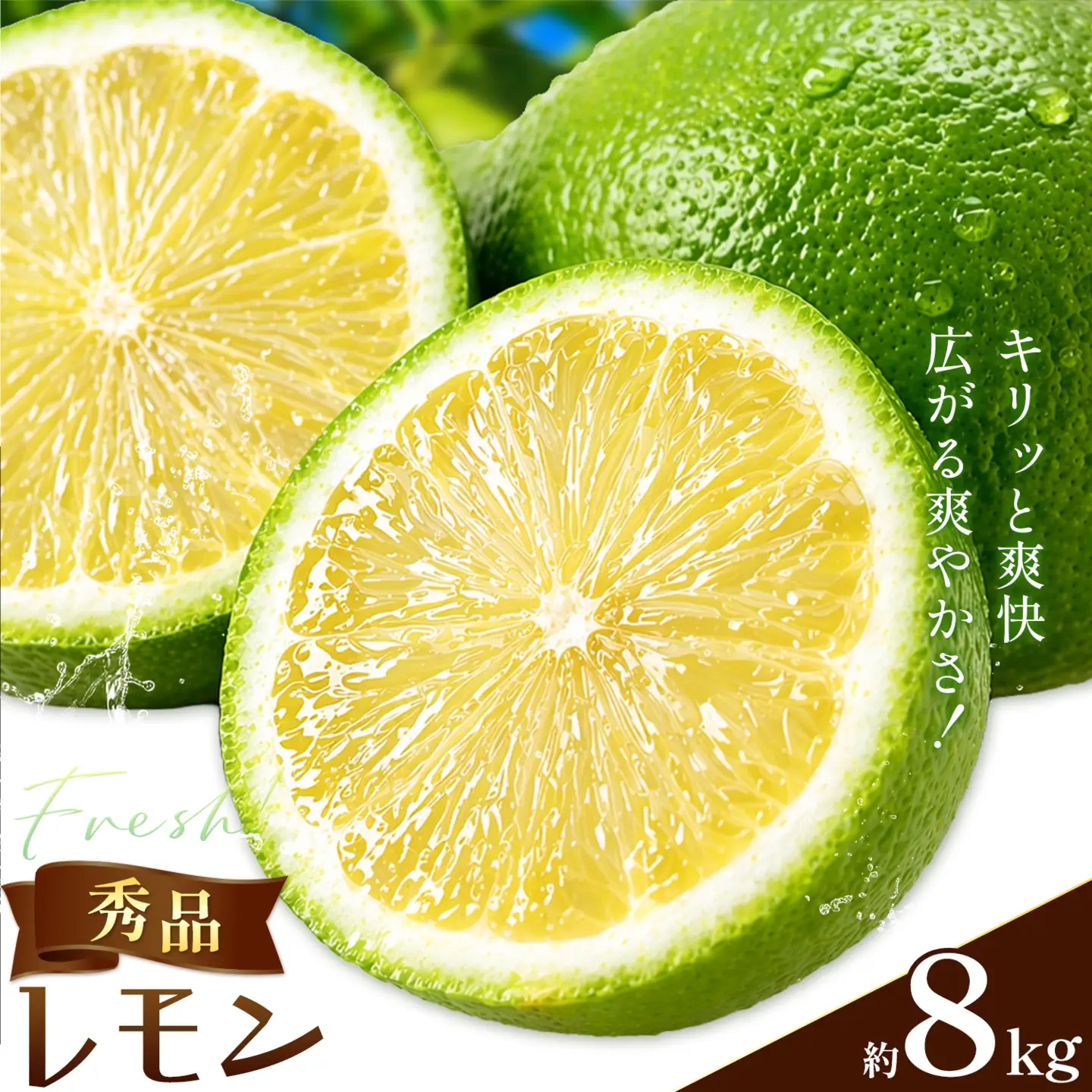 レモン 秀品 緑色 8kg 株式会社農業福祉研究機構