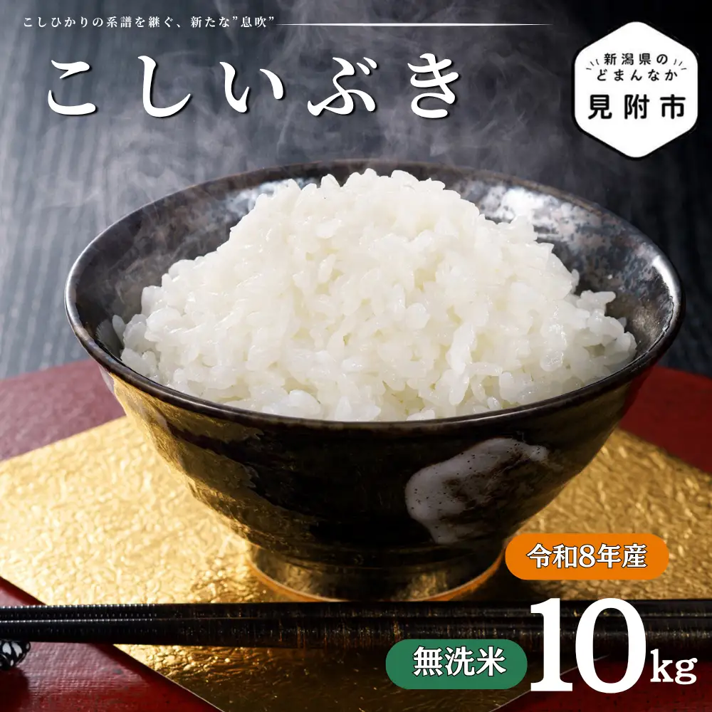 令和8年産【無洗米】新潟県産 こしいぶき 10kg
