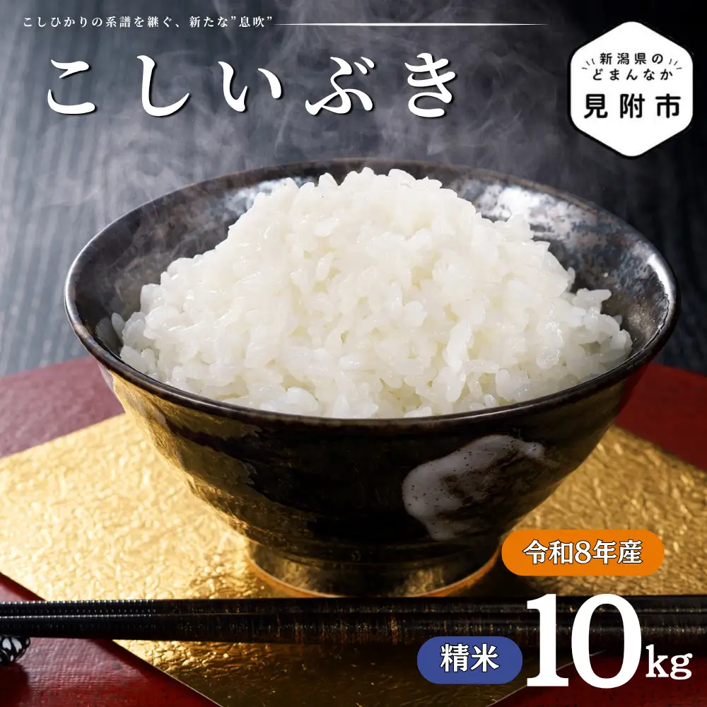 令和8年産【精米】新潟県産 こしいぶき 10kg