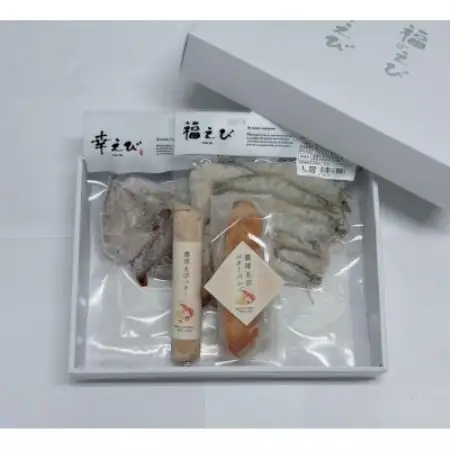 希少【静岡県磐田市産】国産 冷凍 幸えび＆福えび・えびバター＆えびバターパンセット　陸上養殖【配送不可地域：離島】【1739937】
